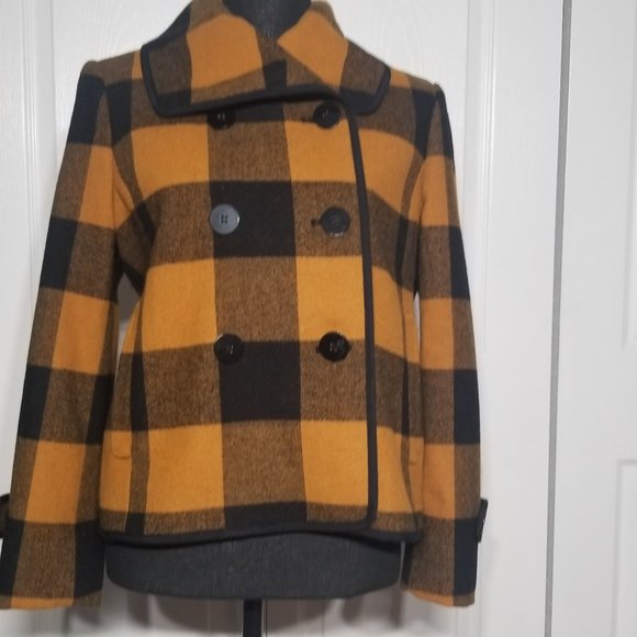 Loft Fashion Jackets & Blazers - Loft Plaid Patterned Coat